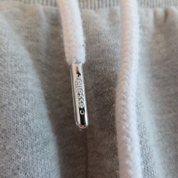 VINTAGE Y2K ELLESSE Heathered Gray Sweatpant Joggers Lounge Athleisure - Size M - Picture 6 of 13